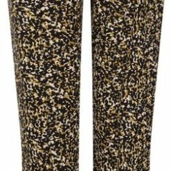 Dameskleding Verkoop 34 ZOSO 225 Sophie Allover Printed Trouser Bronze Black