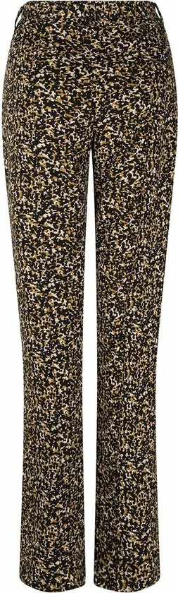 ZOSO 225 Sophie Allover Printed Trouser Bronze Black 2 ZOSO 225 Sophie Allover Printed Trouser Bronze Black - Afbeelding 2