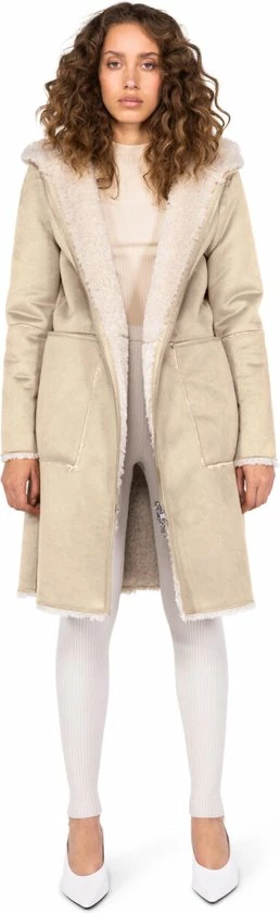 Goosecraft GC Adelyn Coat Dames Jas - Wit - Maat S 5 Goosecraft GC Adelyn Coat Dames Jas - Wit - Maat S - Afbeelding 5