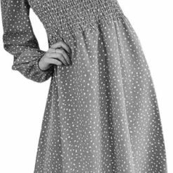 Merkloos Dames Midi Jurk Met Stipjes L/XL Zwart 5 Merkloos Dames Midi Jurk Met Stipjes L/XL Zwart -Dameskleding Verkoop 312x840