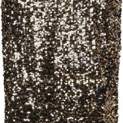 YDENCE Skirt Hannah - BlackGold Black -Dameskleding Verkoop 342x840 1