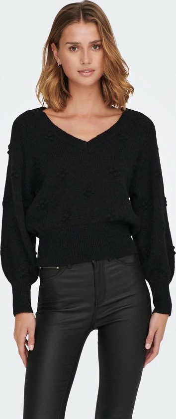 JDY JDYSIGRID LIFE L/S V-NECK DOT PULL. KNT Dames Trui - Maat L 4 JDY JDYSIGRID LIFE L/S V-NECK DOT PULL. KNT Dames Trui - Maat L - Afbeelding 4