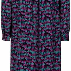 YDENCE Dress Kindra - TurquoisePurple Print Turquoise 8 YDENCE Dress Kindra - TurquoisePurple Print Turquoise -Dameskleding Verkoop 358x840 6