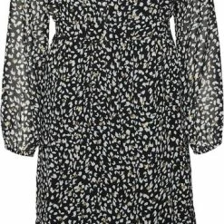 VERO MODA VMNINI L/S CALF DRESS WVN BTQ Dames Jurk - Maat L