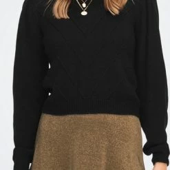 JDY JDYCIKKA L/S PUFF PULLOVER KNT Dames Trui - Maat S