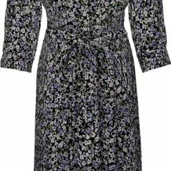 ONLY ONLNOVA LUX 3/4 LONG SHIRT DRESS AOP PTM Dames Jurk - Maat M