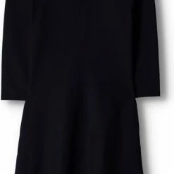 Tommy Hilfiger Fit + Flare Punto Midi Dress Jurken - Donkerblauw -Dameskleding Verkoop 395x840 3