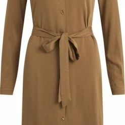 VILA VIDANIA BELT LS SHIRT DRESSSU Dames Jurk - Maat 42