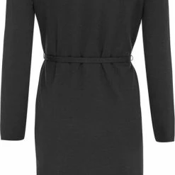 Mexx Dames Mock Neck Gebreide Jurk Zwart -Dameskleding Verkoop 408x840 1