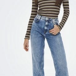 ONLY ONLEMMA LS O-NECK STRIPE TOP JRS NOOS Dames T-shirt - Maat L -Dameskleding Verkoop 411x840 2