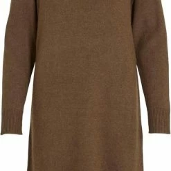 VILA VIRIL CREW NECK L/S MIDI DRESS - NOOS Dames Jurk - Maat M -Dameskleding Verkoop 423x840 4