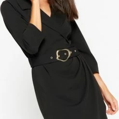 LOLALIZA Blazerjurk - Zwart - Maat 48 -Dameskleding Verkoop 426x840