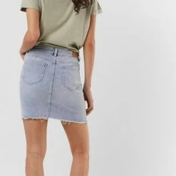 Vero Moda VMFAITH MR SHORT DNM SKIRT MIX GA NOOS Dames Rok - Maat XS -Dameskleding Verkoop 428x840 2