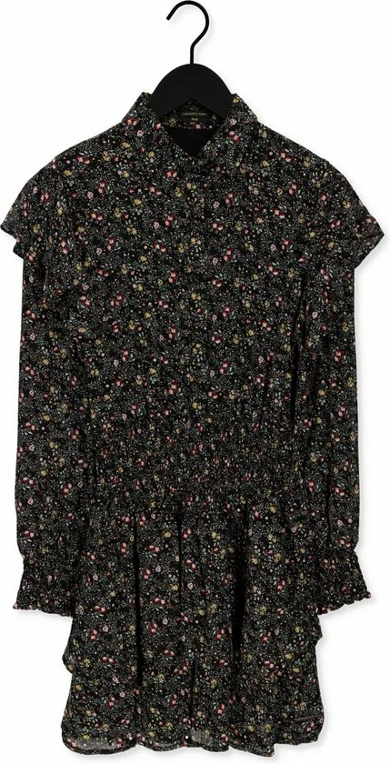 Colourful Rebel Zina Flower Jurk Blauw Dames - Wijduitlopende Fit - Polyester - M 9 Colourful Rebel Zina Flower Jurk Blauw Dames - Wijduitlopende Fit - Polyester - M - Afbeelding 9