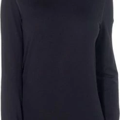 Icebreaker Womens 260 Tech Ls Crew Outdoorshirt - Zwart - Maat L