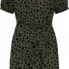 ONLY ONLZOEY S/S WRAP DRESS CS PTM Dames Jurk - Maat XL