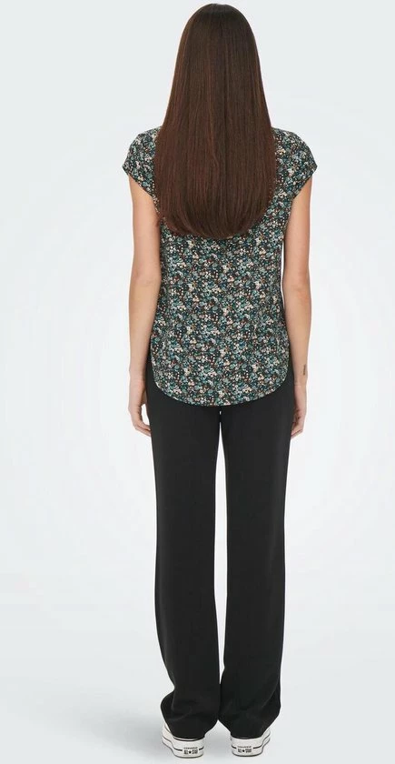 ONLY ONLVIC S/S AOP TOP NOOS PTM Dames T-shirt - Maat 44 4 ONLY ONLVIC S/S AOP TOP NOOS PTM Dames T-shirt - Maat 44 - Afbeelding 4