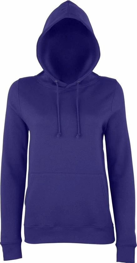 Awdis Gewoon Hoods Vrouwen/dames Girlie College Pullover Hoodie (Paars) 1 Awdis Gewoon Hoods Vrouwen/dames Girlie College Pullover Hoodie (Paars)