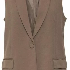 Vero Moda Vest Vmzamira Sl Oversized Waistcoat Noo 10274529 Bungee Cord Dames Maat - S