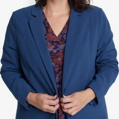 EVIVA - Blazer Met Fancy Knopen - Donkerblauw