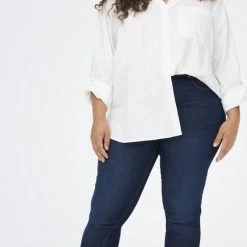 ONLY CARMAKOMA CARKIANA 3/4 SHIRT WVN Dames Blouse - Maat 46 -Dameskleding Verkoop 442x840 5