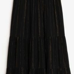 Sissy Boy Sissy-Boy - Zwarte Rok Met Goudkleurig Lurex -Dameskleding Verkoop 447x840 1