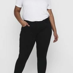 ONLY CARMAKOMA CARWILLY LIFE REG SK AK RAW REA2343 NOOS Dames Jeans - Maat 54 -Dameskleding Verkoop 453x840 3