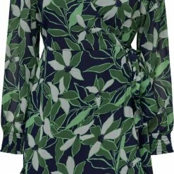 ONLY ONLSTAR L/S WRAP DRESS PTM Dames Jurk - Maat S