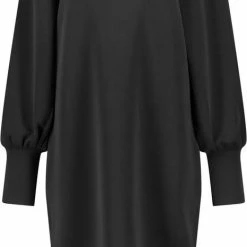 TAIFUN Dames Sweatjurk Met Ballonmouwen Schwarz-44 -Dameskleding Verkoop 466x840 2