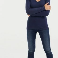 WE Fashion Dames Biologisch Katoen Shirt - Maat L -Dameskleding Verkoop 466x840 8