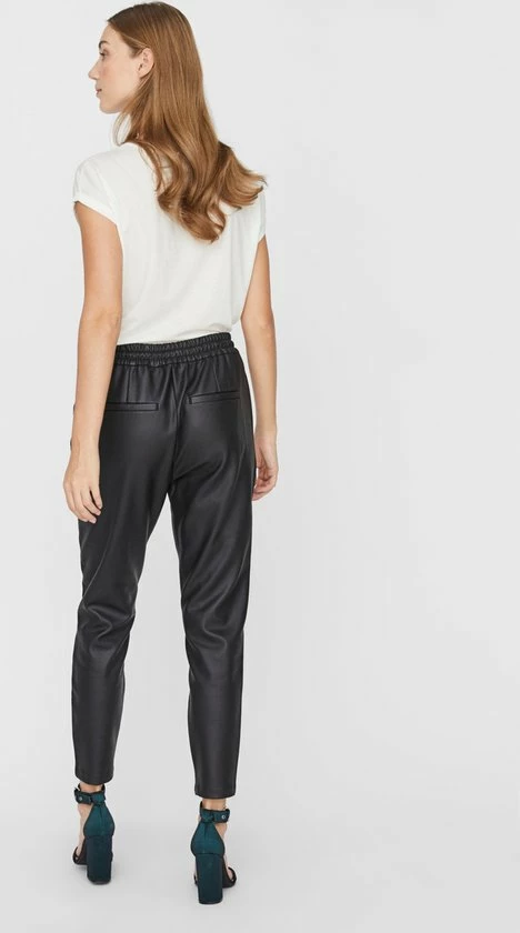 VERO MODA VMEVA MR LOOSE STRING COATED PNT GA NOOS Dames Broeken - Maat S X L32 2 VERO MODA VMEVA MR LOOSE STRING COATED PNT GA NOOS Dames Broeken - Maat S X L32 - Afbeelding 2