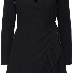 VERO MODA VMHAYA LS SHORT DRESS GA NOOS Dames Jurk - Maat M