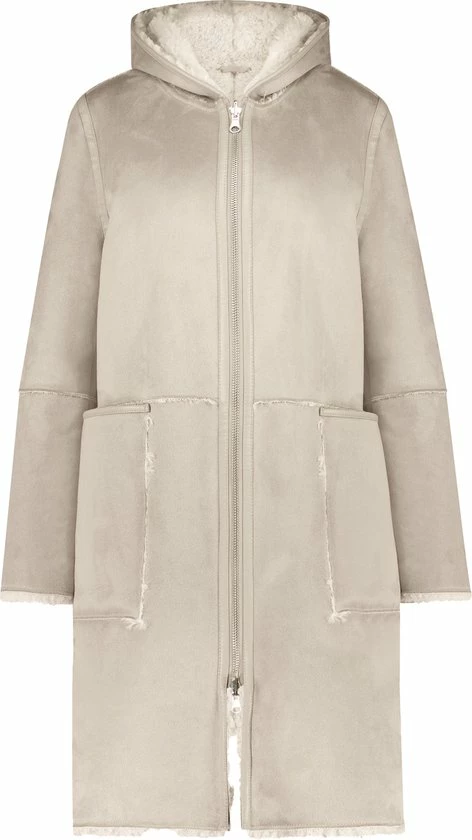 Goosecraft GC Adelyn Coat Dames Jas - Wit - Maat S 1 Goosecraft GC Adelyn Coat Dames Jas - Wit - Maat S