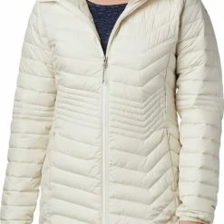 Columbia Powder Lite - Jassen Dames Winter - Outdoorjas - Chalk - Maat M -Dameskleding Verkoop 474x840 4
