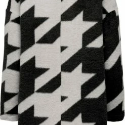 Only Jas Onlloop Houndstooth Shacket Cc Pnt 15269827 Cloud Dancer/black Dames Maat - L -Dameskleding Verkoop 478x840 3