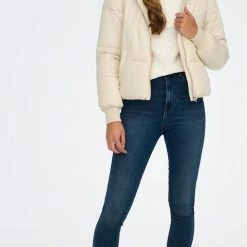 Jacqueline De Yong Jas Jdynewerica Short Hood Jacket Otw N 15213950 Whitecapgray/silver Zip Dames Maat - XS -Dameskleding Verkoop 481x840 8