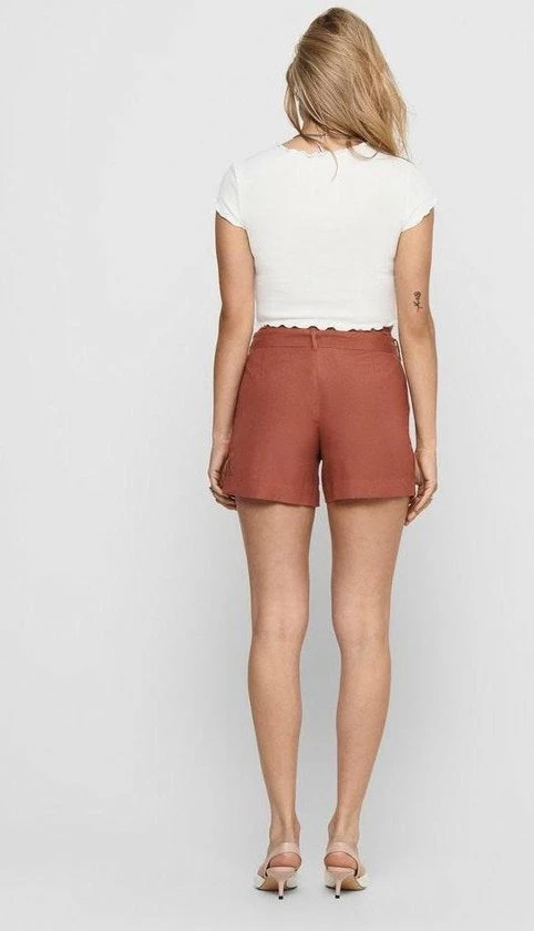 ONLY ONLVIVA LIFE HW BELT SHORTS PNT NOOS Dames Broek - Maat 40 6 ONLY ONLVIVA LIFE HW BELT SHORTS PNT NOOS Dames Broek - Maat 40 - Afbeelding 6