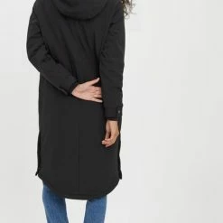 Vero Moda Vmcleanmila Long Coat Black Dames Jas - Maat L -Dameskleding Verkoop 491x840 4