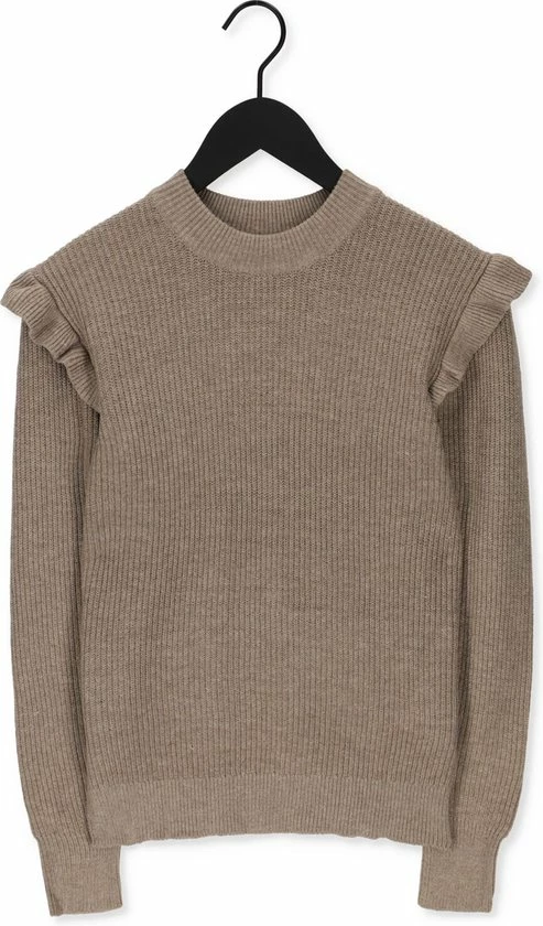 OBJECT OBJMALENA L/S RUFFLE PULLOVER NOOS Dames Trui - Maat L 4 OBJECT OBJMALENA L/S RUFFLE PULLOVER NOOS Dames Trui - Maat L - Afbeelding 4
