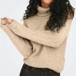 JDY JDYDINEA L/S SOLID ROLLNEC PULL KNT NOOS Dames Trui - Maat S -Dameskleding Verkoop 497x840 2