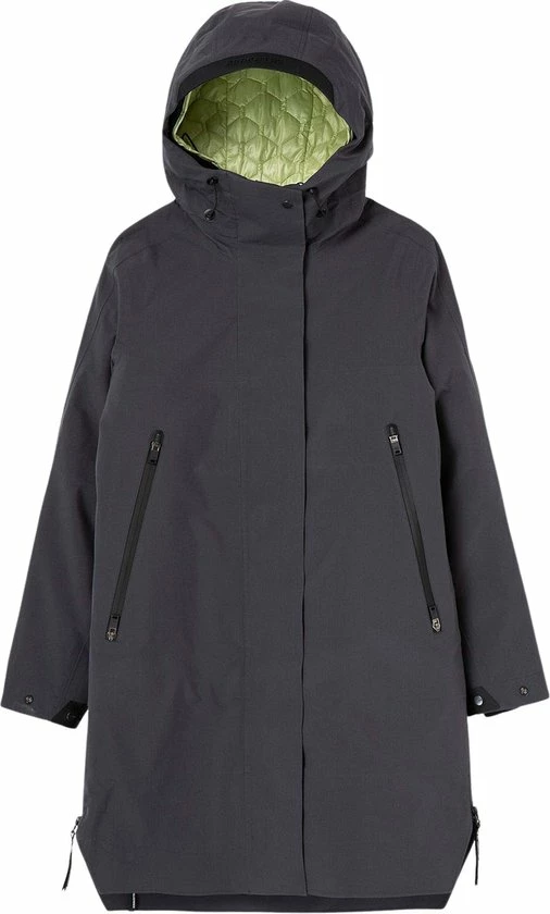 Krakatau Dames Planck Liner Parka - 3 In 1 Jas - Donkergrijs - Maat S 1 Krakatau Dames Planck Liner Parka - 3 In 1 Jas - Donkergrijs - Maat S