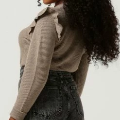 OBJECT OBJMALENA L/S RUFFLE PULLOVER NOOS Dames Trui - Maat L 17 OBJECT OBJMALENA L/S RUFFLE PULLOVER NOOS Dames Trui - Maat L -Dameskleding Verkoop 508x840 2