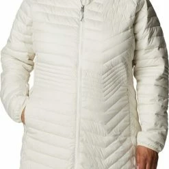 Columbia Powder Lite - Jassen Dames Winter - Outdoorjas - Chalk - Maat M