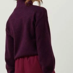 Ydence - Knitted Sweater Whitney - Paars - Maat M -Dameskleding Verkoop 516x840 2