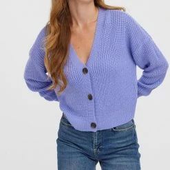 Vero Moda Vest Vmlea Ls V-neck Cuff Cardigan Noos 10273853 Jacaranda Dames Maat - M 9 Vero Moda Vest Vmlea Ls V-neck Cuff Cardigan Noos 10273853 Jacaranda Dames Maat - M -Dameskleding Verkoop 525x840 3