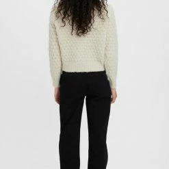 Vero Moda Trui Vmwinnie Structure Ls O-neck Blous 10269224 Birch Dames Maat - M -Dameskleding Verkoop 534x840 4