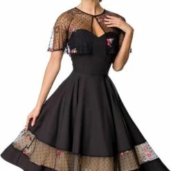 Belsira Swing Jurk -XS- Vintage Zwart