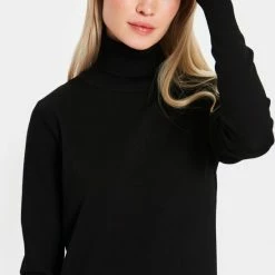 Saint Tropez MilaSZ Roll Neck Long Dress Dames Jurk - Maat M -Dameskleding Verkoop 549x840 8