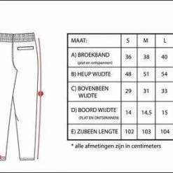 Rucanor SILVER SWEAT PANT STRAIGHT - Maat: 3XL, Kleur: 201 - Black -Dameskleding Verkoop 550x284