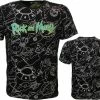 POPMERCH Rick And Morty Parallel Universe T-Shirt Zwart - Officiële Merchandise